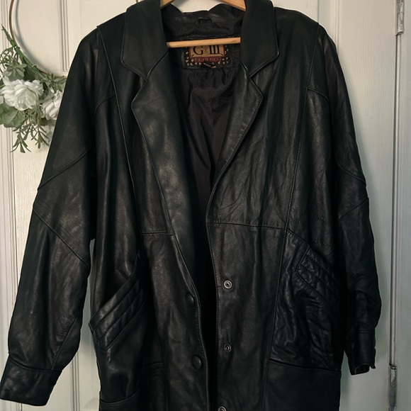 Vintage G III Leather Boho Hippie Coat - Picture 13 of 13